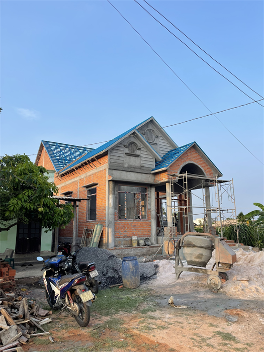 Thi công mái nhà đẹp tại Bình thuận