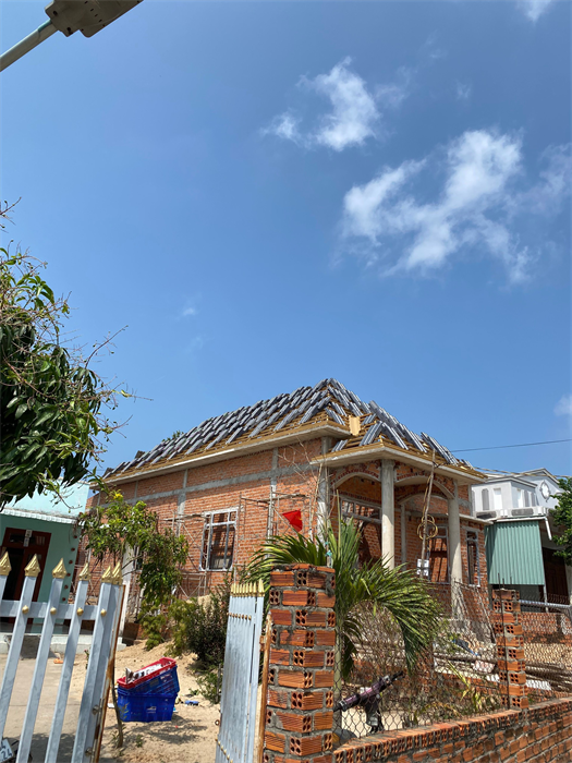 Thi công công trình mái nhà Phan Thiết