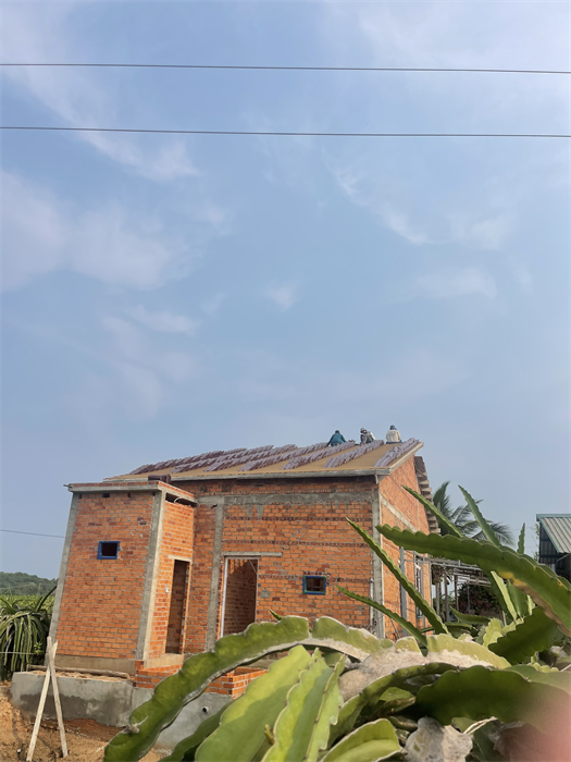 Thi công công trình mái nhà Phan Thiết