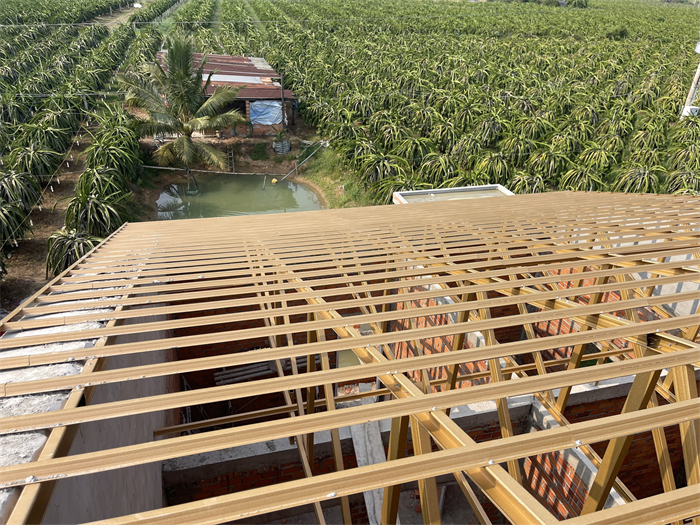 Thi công công trình mái nhà Phan Thiết