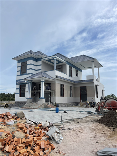 Thi công công trình mái nhà Phan Thiết