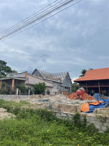 Thi công công trình mái nhà tại Phan Thiết