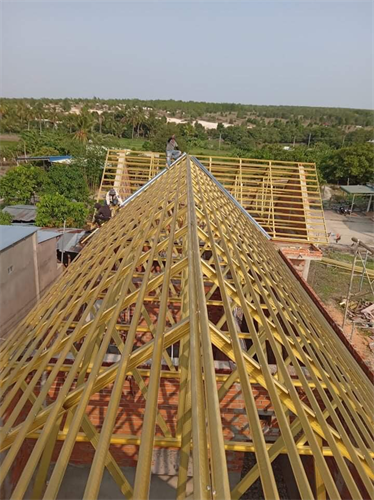 Thi công công trình mái nhà tại Phan Thiết